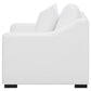 Ashlyn Upholstered Sloped Arm Accent Chair White