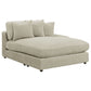 Blaine Upholstered Reversible Chaise Sectional Sofa Sand