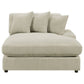 Blaine Upholstered Reversible Chaise Sectional Sofa Sand