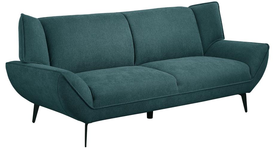 Acton Upholstered Flared Arm Sofa Teal Blue