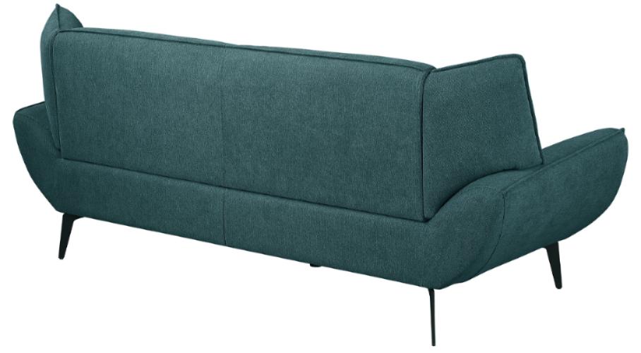 Acton Upholstered Flared Arm Sofa Teal Blue