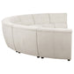 Charlotte 8-piece Upholstered Modular Sectional Sofa Ivory