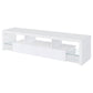 Jude 2-drawer Engineered Wood 71" TV Stand High Gloss White