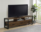 James 3-drawer Engineered Wood 71" TV Stand Dark Pine