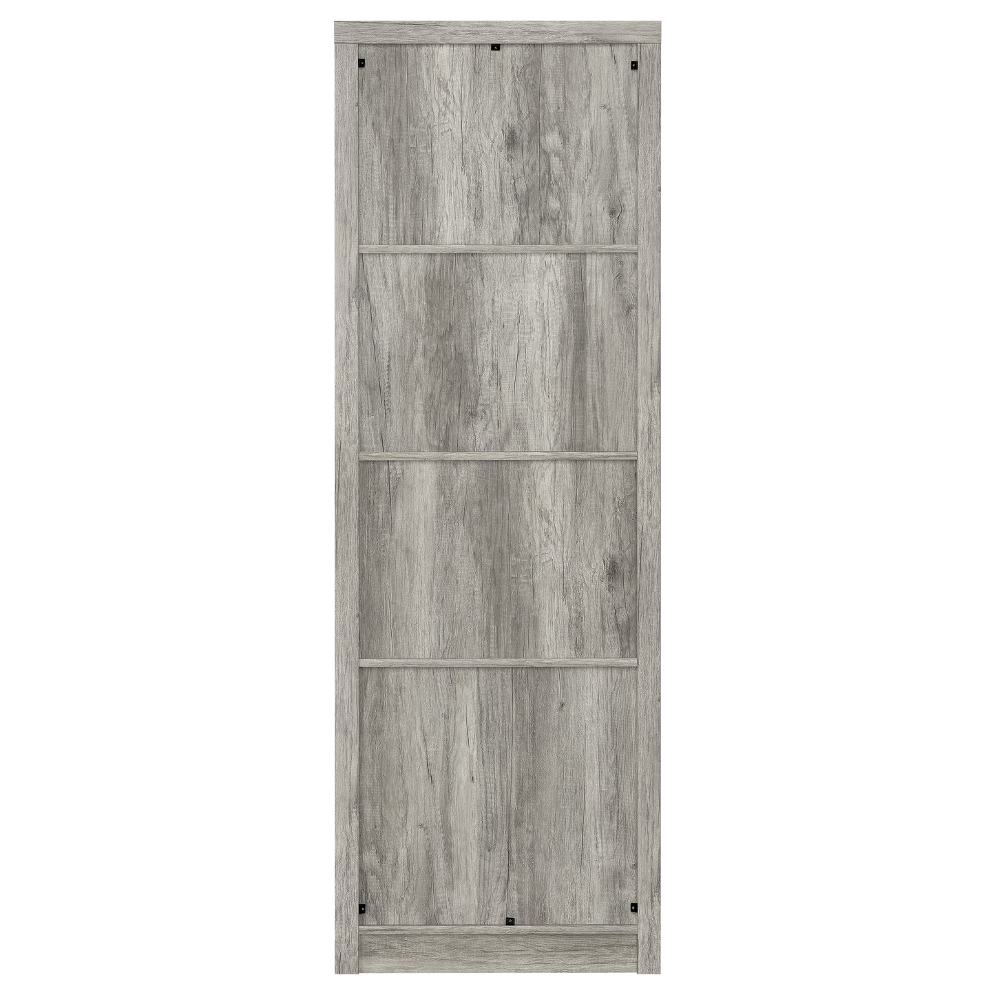 Burke 3-shelf Engineered Wood Media Tower Grey Driftwood