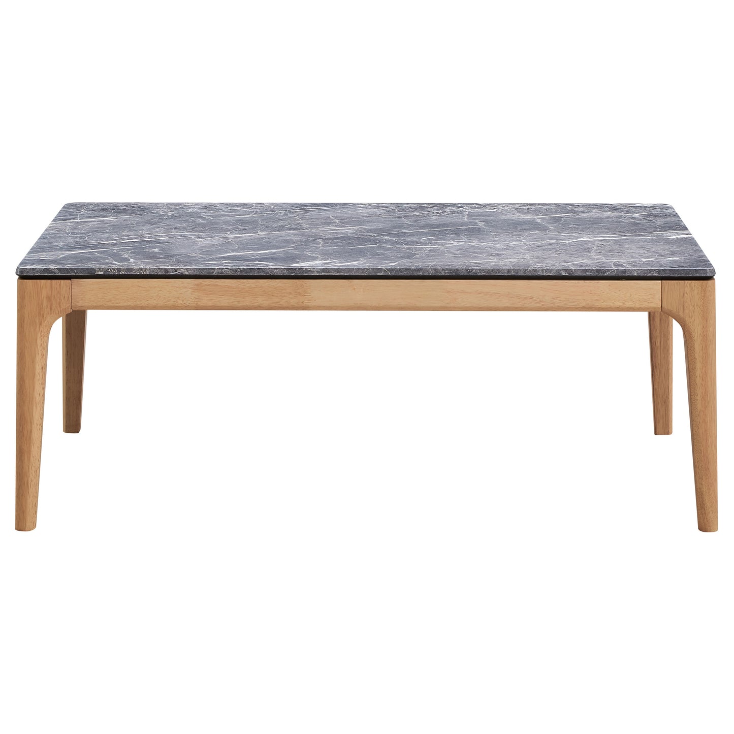 Polaris Rectangular SmartTop Coffee Table Grey and Light Oak