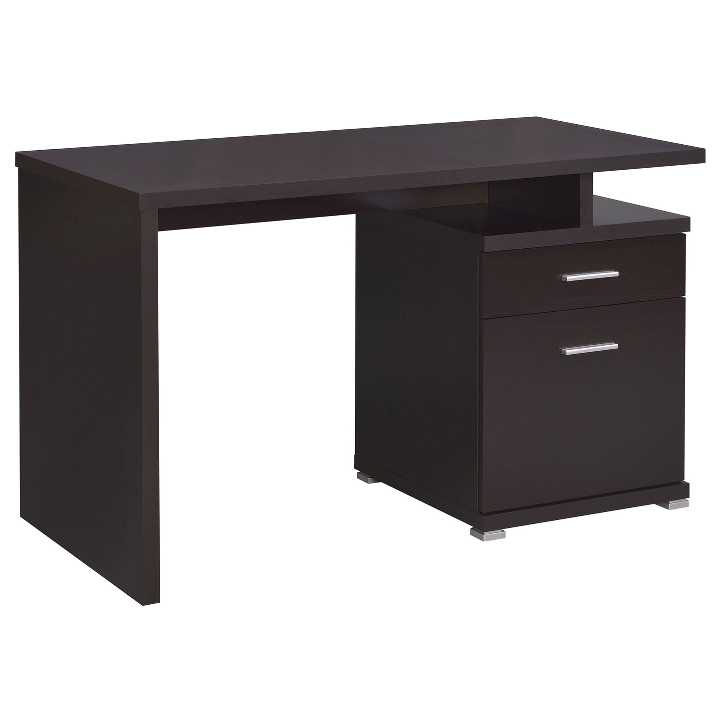 Irving 47-inch 2-drawer Office Computer Desk Cappuccino