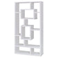 Corey 71-inch 8-shelf Bookshelf White