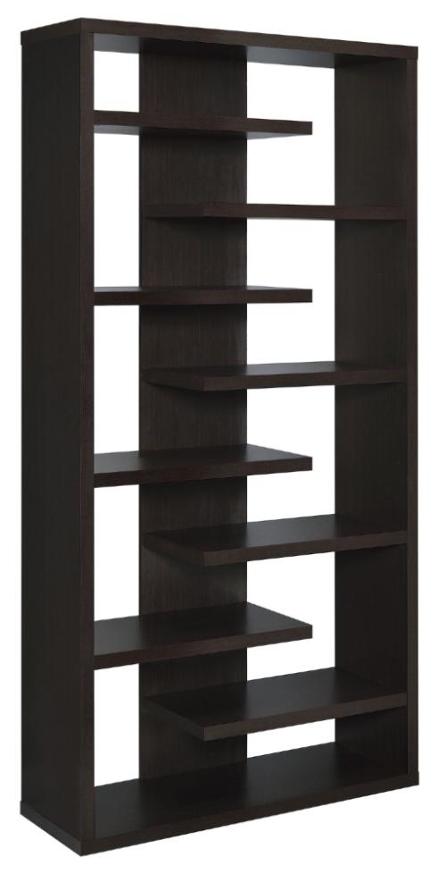 Altmark 71-inch 8-shelf Open Bookcase Cappuccino