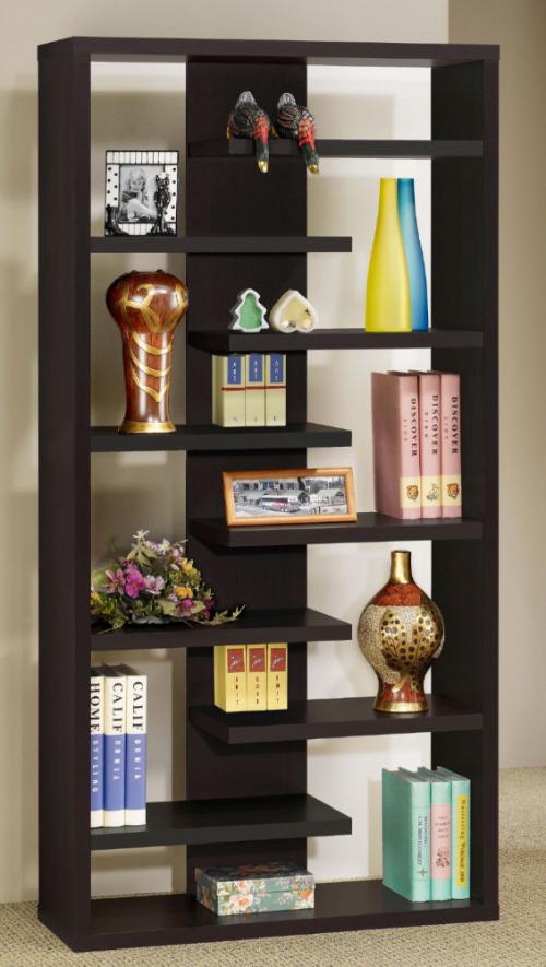 Altmark 71-inch 8-shelf Open Bookcase Cappuccino