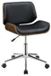 Addington Upholstered Adjustable Office Desk Chair Black