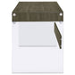 Dobrev 48-inch 2-drawer Writing Desk Weathered Grey