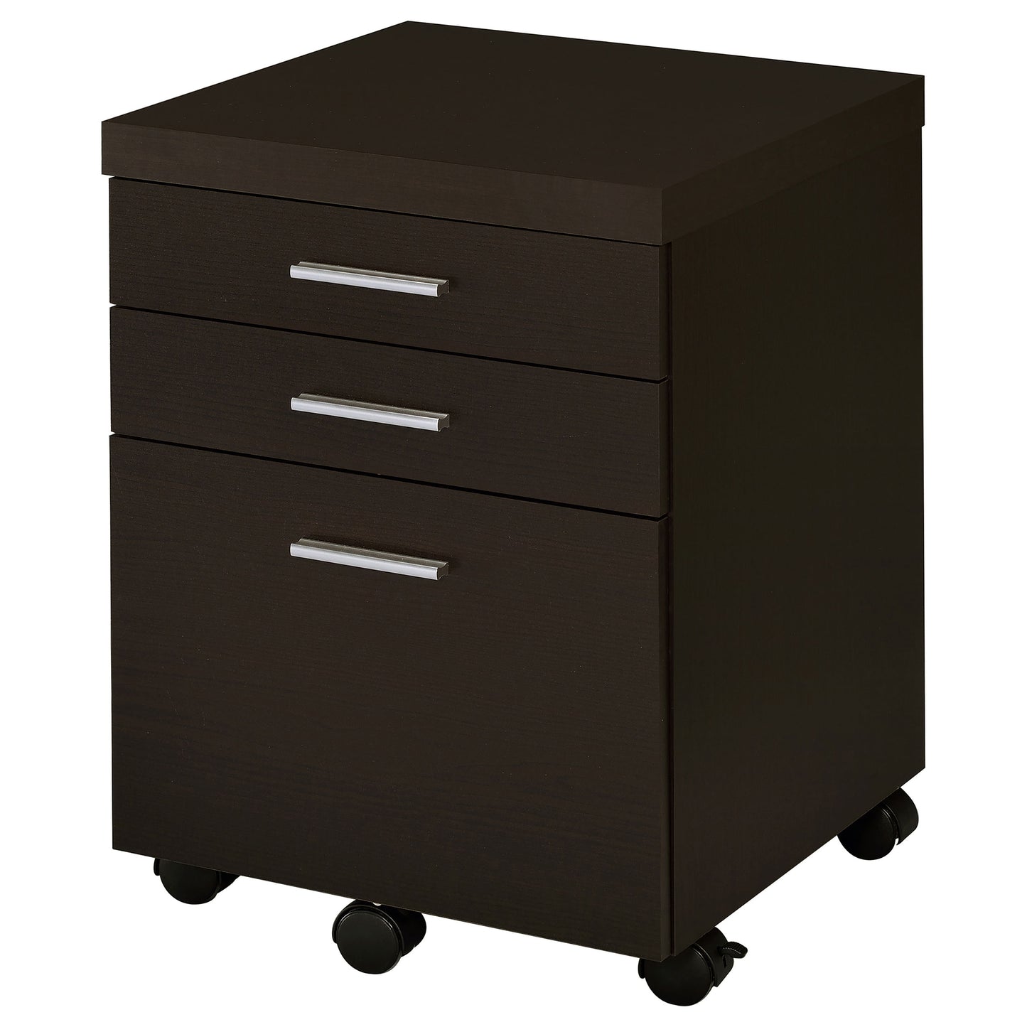 Skylar 3-drawer Home Office Mobile File Cabinet Cappuccino