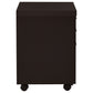 Skylar 3-drawer Home Office Mobile File Cabinet Cappuccino