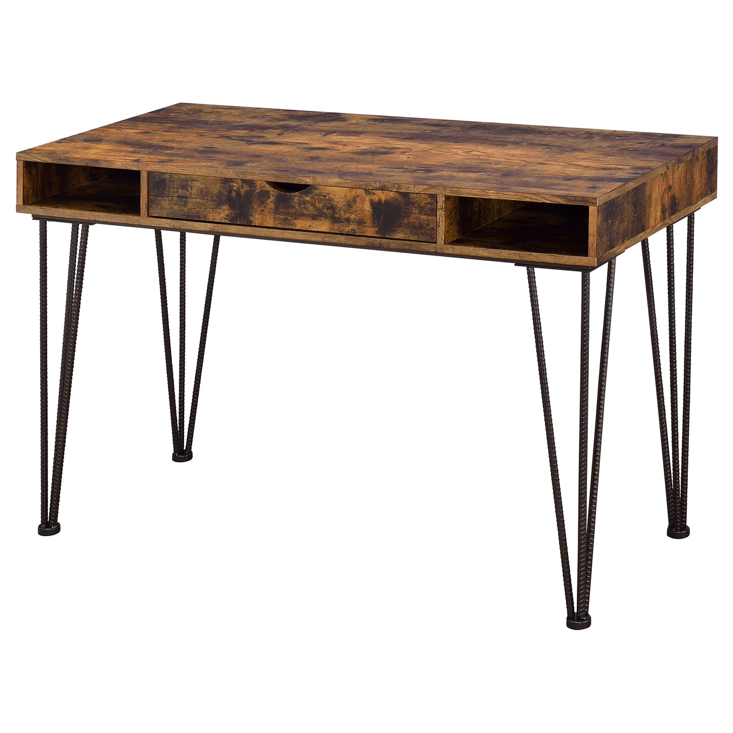 Olvera 47-inch 1-drawer Writing Desk Rustic Nutmeg