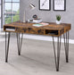 Olvera 47-inch 1-drawer Writing Desk Rustic Nutmeg