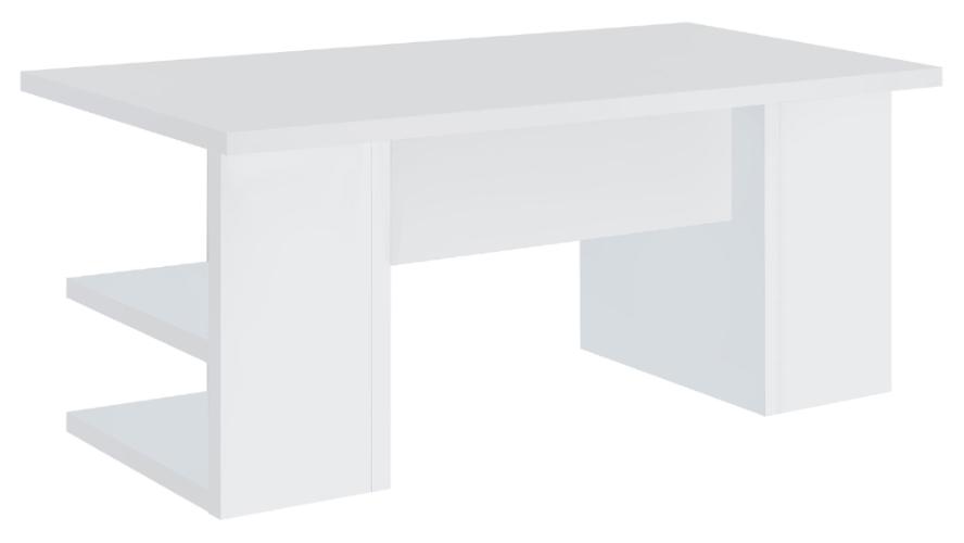 Alice 71-inch 4-shelf Engineered Wood Writing Desk White