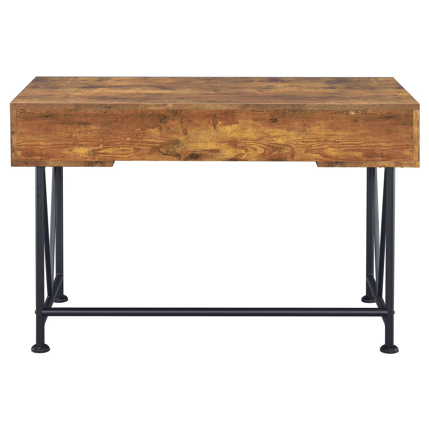 Analiese 47-inch 3-drawer Writing Desk Rustic Nutmeg