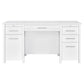 Dylan 60-inch 4-drawer Lift Top Office Desk White High Gloss