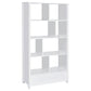 Dylan 68-inch 4-shelf Storage Bookshelf White High Gloss