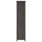 Dylan 68-inch 4-shelf Storage Bookshelf Weathered Grey