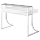 Gemma 48-inch 2-drawer Writing Desk White High Gloss