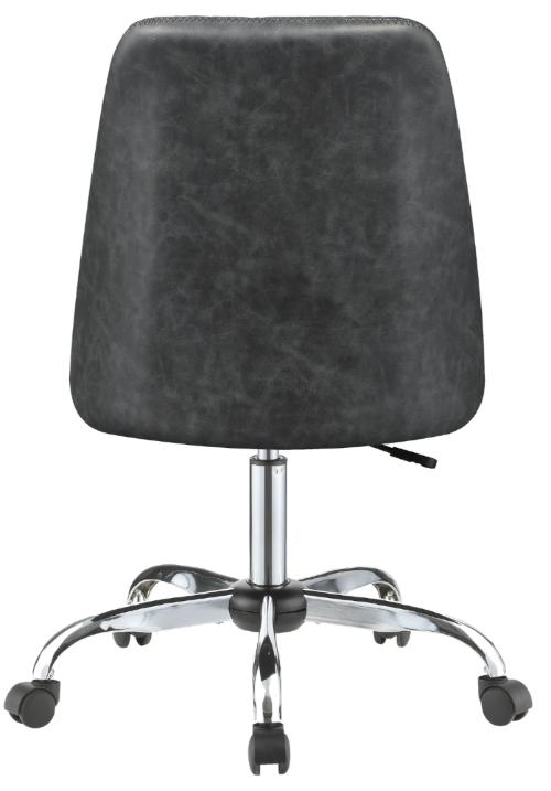 Althea Upholstered Adjustable Home Office Desk Chair Grey