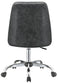 Althea Upholstered Adjustable Home Office Desk Chair Grey