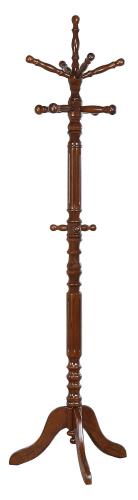 Achelle 11 Hook Freestanding Coat Rack Hat Hanger Tobacco