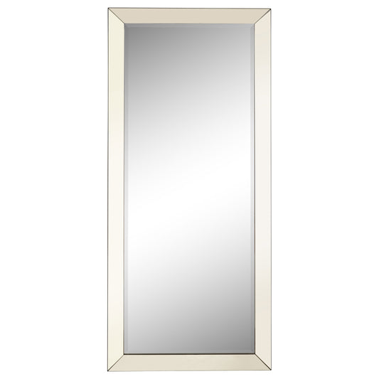 Barnett 30 x 70 Inch Full Length Floor or Wall Mirror Silver