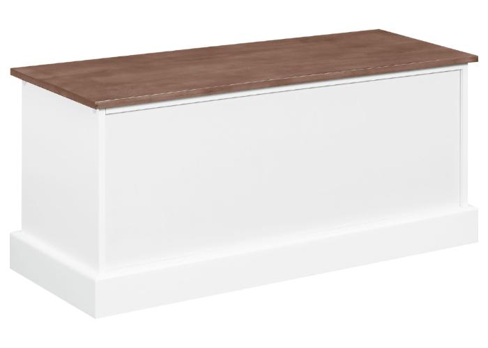 Alma 3-drawer Storage Bench Weathered Brown and White