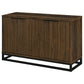 Ryatt 4-door Engineered Wood Accent Cabinet Dark Pine