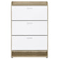 Denia 3-tier Engineered Wood Shoe Cabinet White