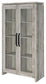 Alejo 2-door Engineered Wood Tall Cabinet Grey Driftwood