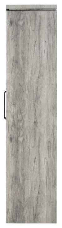 Alejo 2-door Engineered Wood Tall Cabinet Grey Driftwood