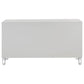 Leticia 3-drawer Mirrored Storage Accent Cabinet Silver