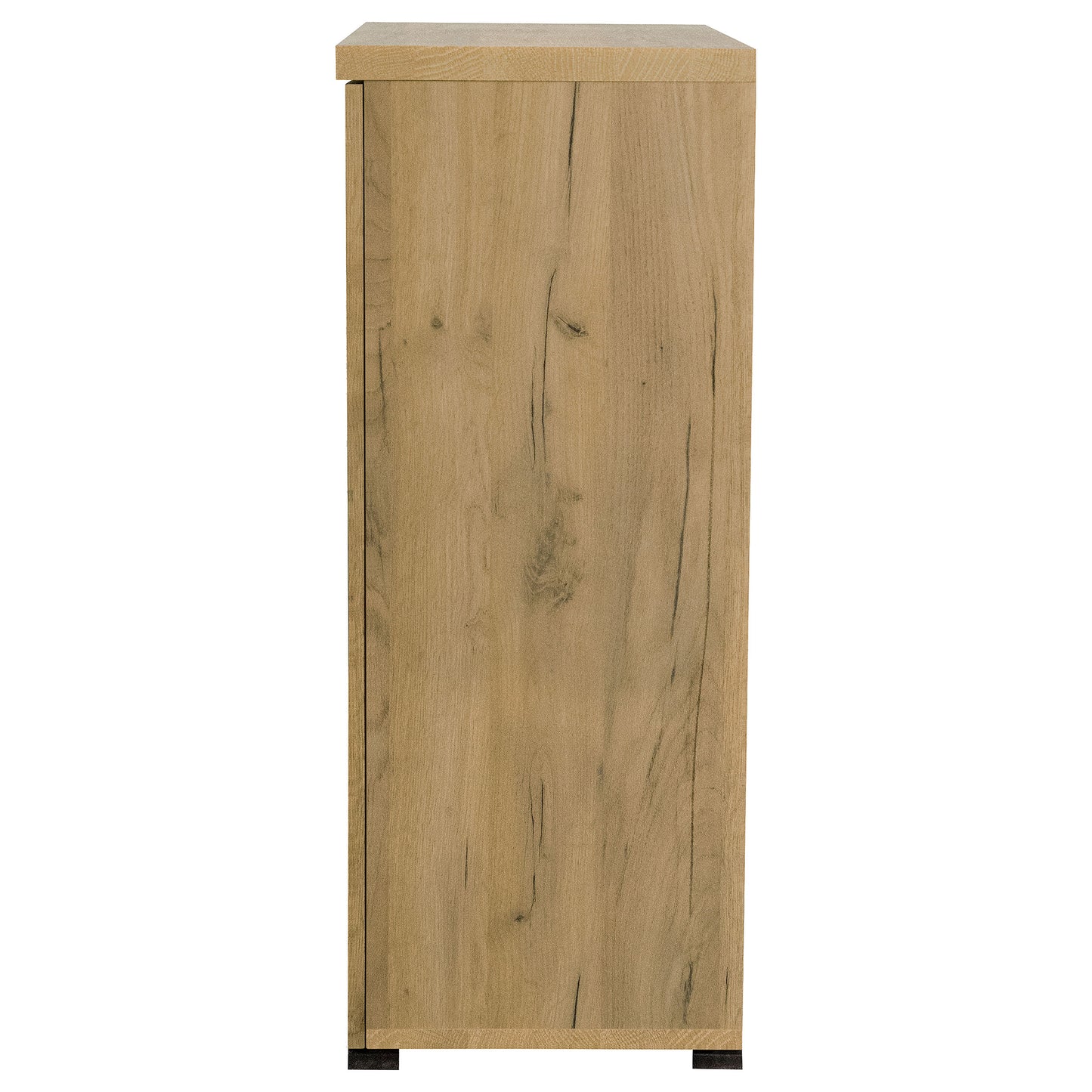 Bristol 6-shelf Engineered Wood Shoe Cabinet Golden Oak