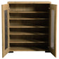 Bristol 6-shelf Engineered Wood Shoe Cabinet Golden Oak