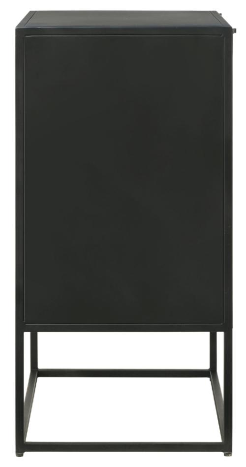 Alcoa 3-drawer Multi-Purpose Tall Accent Cabinet Black