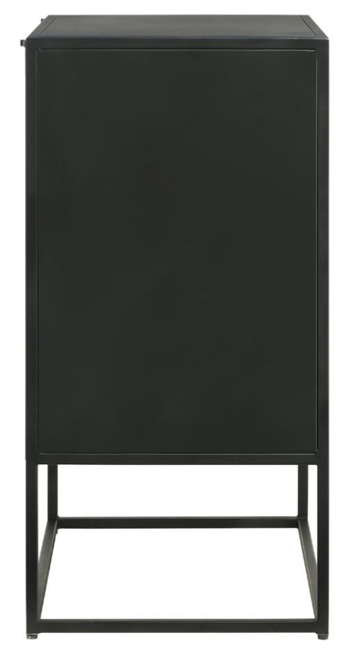 Alcoa 3-drawer Multi-Purpose Tall Accent Cabinet Black