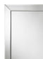 Soline 22 x 61 Inch Framed Standing Floor Mirror Silver