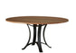 60 INCH ROUND TABLE W/ METAL BASE