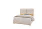 ERIN'S UPHOLSTERED BED - WHITE FABRIC