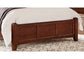 FULL ,QUEEN, & KING MANSION BED - CHERRY FINISH