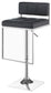 Alameda Adjustable Bar Stool Chrome and Grey