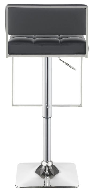 Alameda Adjustable Bar Stool Chrome and Grey