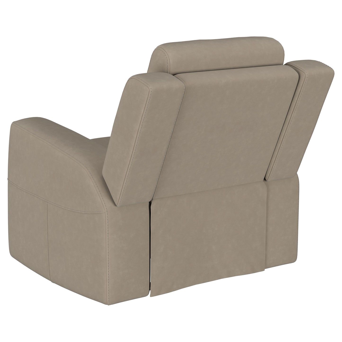 Brentwood Upholstered Recliner Chair Taupe