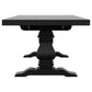 Florence 126-inch Extension Dining Table Distressed Black