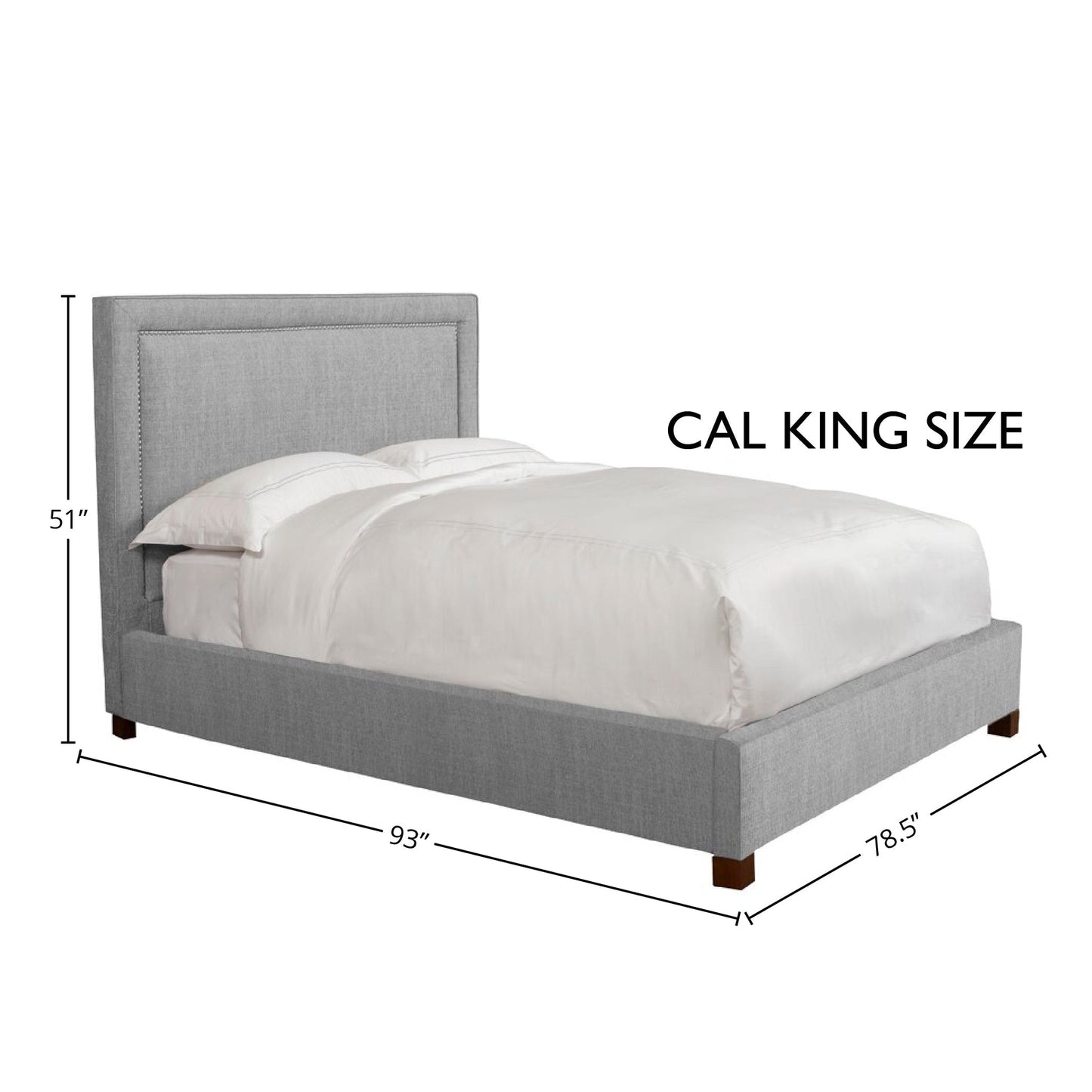 CODY - MINERAL CALIFORNIA KING BED 6/0 (GREY)