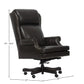 DC#105-PBR - DESK CHAIR LEATHER DESK CHAIR